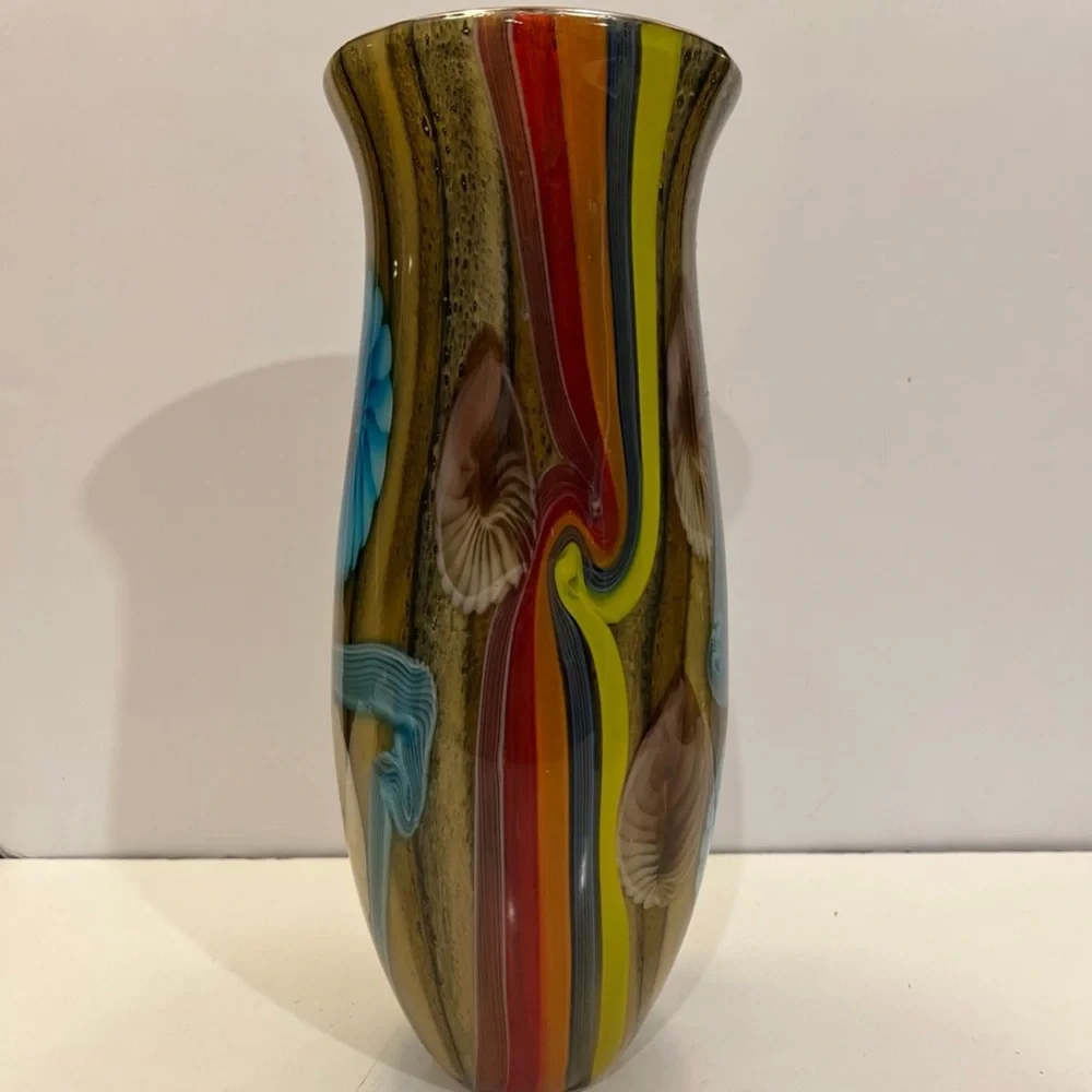 Murano Art Glass Vase Large 15